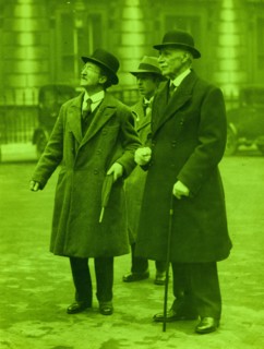 Alfred Drury RA and Sir William Llewellyn PRA, 1931. Creator: Unknown.