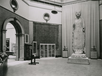 Gallery views of the 'International Exhibition of Chinese Art' held at the Royal Academy, 1935. Creator: Unknown.