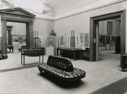 Gallery views of the 'International Exhibition of Chinese Art' held at the Royal Academy, 1935. Creator: Unknown.