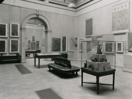 Gallery views of the 'International Exhibition of Chinese Art' held at the Royal Academy, 1935. Creator: Unknown.
