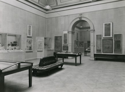 Gallery views of the 'International Exhibition of Chinese Art' held at the Royal Academy, 1935. Creator: Unknown.