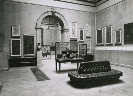 Gallery views of the 'International Exhibition of Chinese Art' held at the Royal Academy, 1935. Creator: Unknown.