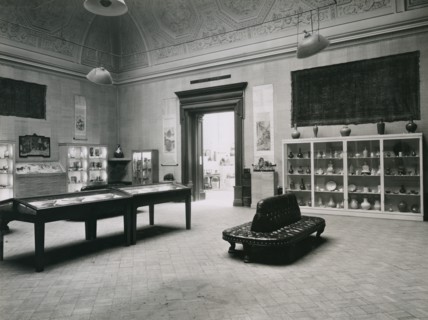 Gallery views of the 'International Exhibition of Chinese Art' held at the Royal Academy, 1935. Creator: Unknown.
