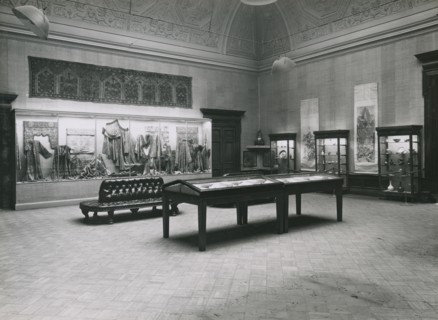 Gallery views of the 'International Exhibition of Chinese Art' held at the Royal Academy, 1935. Creator: Unknown.