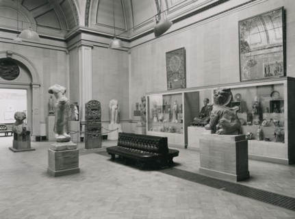 Gallery views of the 'International Exhibition of Chinese Art' held at the Royal Academy, 1935. Creator: Unknown.