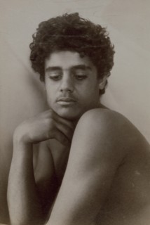 Head and torso of a young man, Taormina, Sicily, c1890s. Creator: Count Wilhelm von Gloeden.