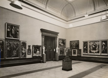 Installation photography of the 'Exhibition of French Art 1200-1900' at the Royal Academy..., 1932. Creator: Unknown.