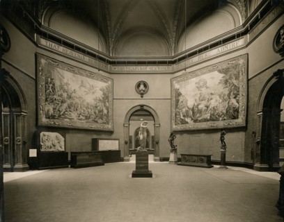 Exhibits and installation view of the 'Exhibition of Italian Art 1200-1900', Royal Academy..., 1930. Creator: A. C. Cooper.
