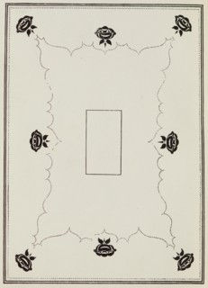 The Rape of the Lock, reduction of cover design, 1897.  Creator: Aubrey Beardsley.