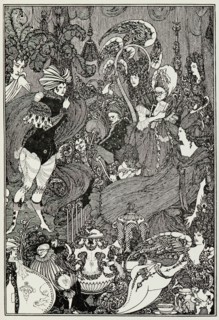 The Cave of Spleen, 1897. Creator: Aubrey Beardsley.