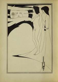 The Woman in the Moon, 1907.  Creator: Aubrey Beardsley.