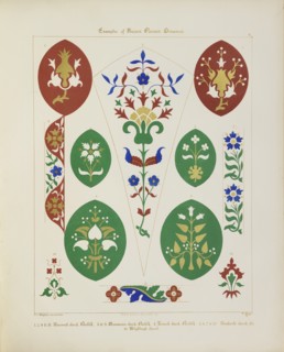 'Examples of Ancient Floriated Ornament', 1849. Creator: H C Maguire.