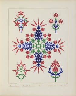 Floral designs, 1849.  Creator: H C Maguire.