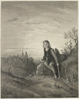 Whittington at Highgate, 1872.  Creators: Stéphane Pannemaker, Albert Doms.