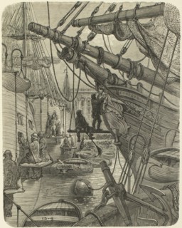 The Docks - the Concordia, 1872.  Creator: Paul Jonnard.
