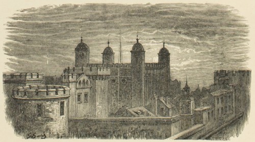 Tower of London, 1872.  Creator: Clément Édouard Bellenger.
