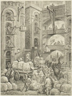 Pickle Herring Street, 1872.  Creator: Stéphane Pannemaker.