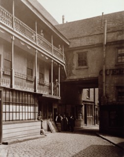 Queen's Head Inn Yard, c1881. Creator: Henry Dixon & Son.