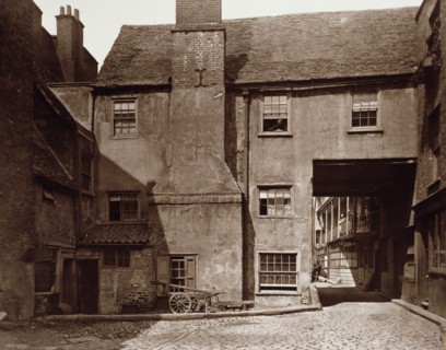 Queen's Head Inn Yard, c1881. Creator: Henry Dixon & Son.