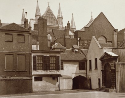 Little Dean's Yard, Westminster, c1882. Creator: Henry Dixon & Son.