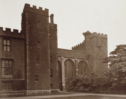 Lambeth Palace - "Lollards' Tower", c1883. Creator: Henry Dixon & Son.