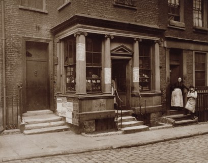Shop, Macclesfield Street, Soho, c1883. Creator: Henry Dixon & Son.