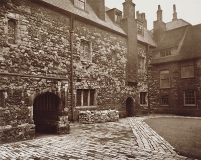 Charterhouse - Washhouse Court, c1880. Creator: Henry Dixon & Son.