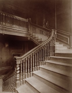 Staircase, No. 10. Austin Friars, c1884. Creator: Henry Dixon & Son.