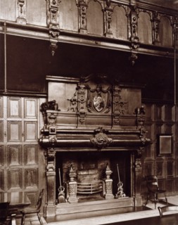 Charterhouse - Great Hall, chimneypiece, c1880. Creator: Henry Dixon & Son.