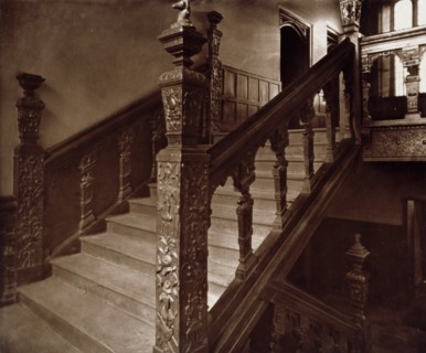 Charterhouse - Grand Staircase, c1880. Creator: Henry Dixon & Son.