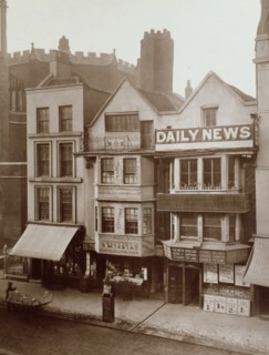 Old Houses, Fleet Street, c1884. Creator: Henry Dixon & Son.