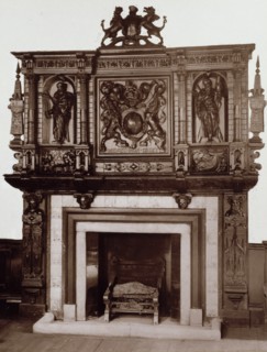 Chimney Piece, Court House. St. Andrew's, Holborn, c1886. Creator: Henry Dixon & Son.