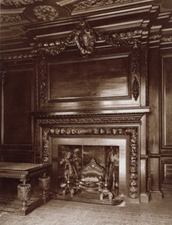Chimney Piece, Tallow Chandlers' Hall, c1886. Creator: Henry Dixon & Son.