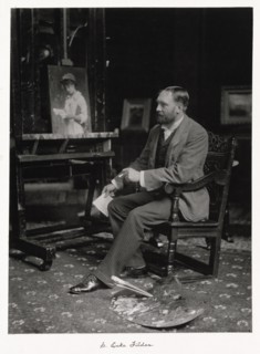 Sir Luke Fildes, RA, c1889-1891. Creator: Ralph W Robinson.