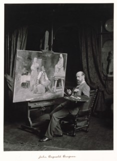 John Bagnold Burgess, RA, c1889-1891. Creator: Ralph W Robinson.