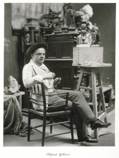 Sir Alfred Gilbert, RA, c1889-1891. Creator: Ralph W Robinson.