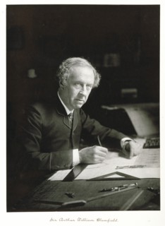 Sir Athur W. Blomfield, ARA, c1889-1891. Creator: Ralph W Robinson.