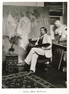 William Blake Richmond, RA, c1889-1891. Creator: Ralph W Robinson.