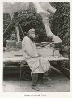 George Frederic Watts, RA, c1889. Creator: Ralph W Robinson.