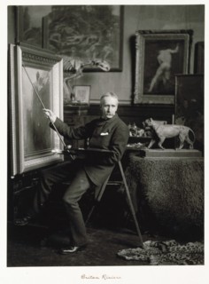 Briton Riviere, RA, c1889-1891. Creator: Ralph W Robinson.