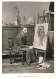 John William Waterhouse, RA, c1889-1891. Creator: Ralph W Robinson.