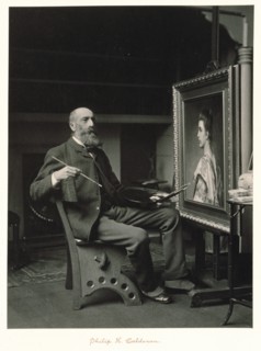 Philip Hermogenes Calderon, RA, c1889-1891. Creator: Ralph W Robinson.