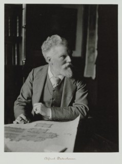 Alfred Waterhouse, RA, c1889-1891. Creator: Ralph W Robinson.