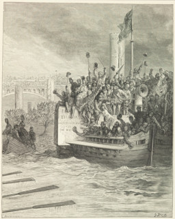 The Race, 1872.  Creator: Louis Edouard Bourguignon.
