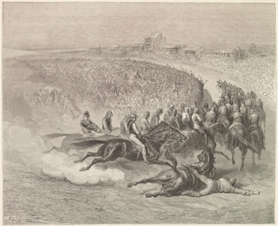 The Derby - Tattenham Corner, 1872.  Creator: Unknown.