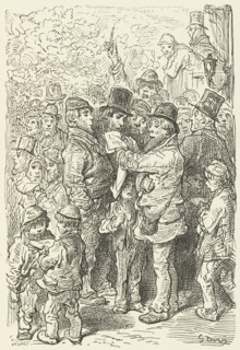 Outside the Rings, 1872.  Creator: Jules Degreef.