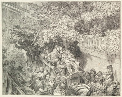 Caught in the Branches, 1872. Creator: Unknown.