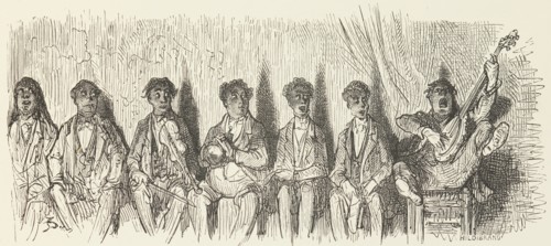 The Christy Minstrels, 1872.  Creator: Henri Theophile Hildibrand.