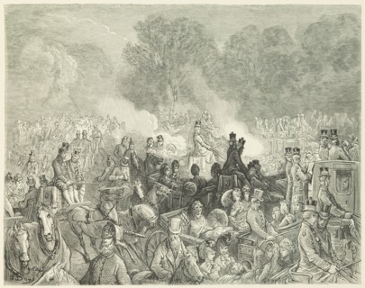 The Drive, 1872.  Creator: Adolphe François Pannemaker.