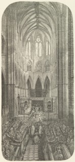 A Wedding at the Abbey, 1872.  Creator: Paul Jonnard.